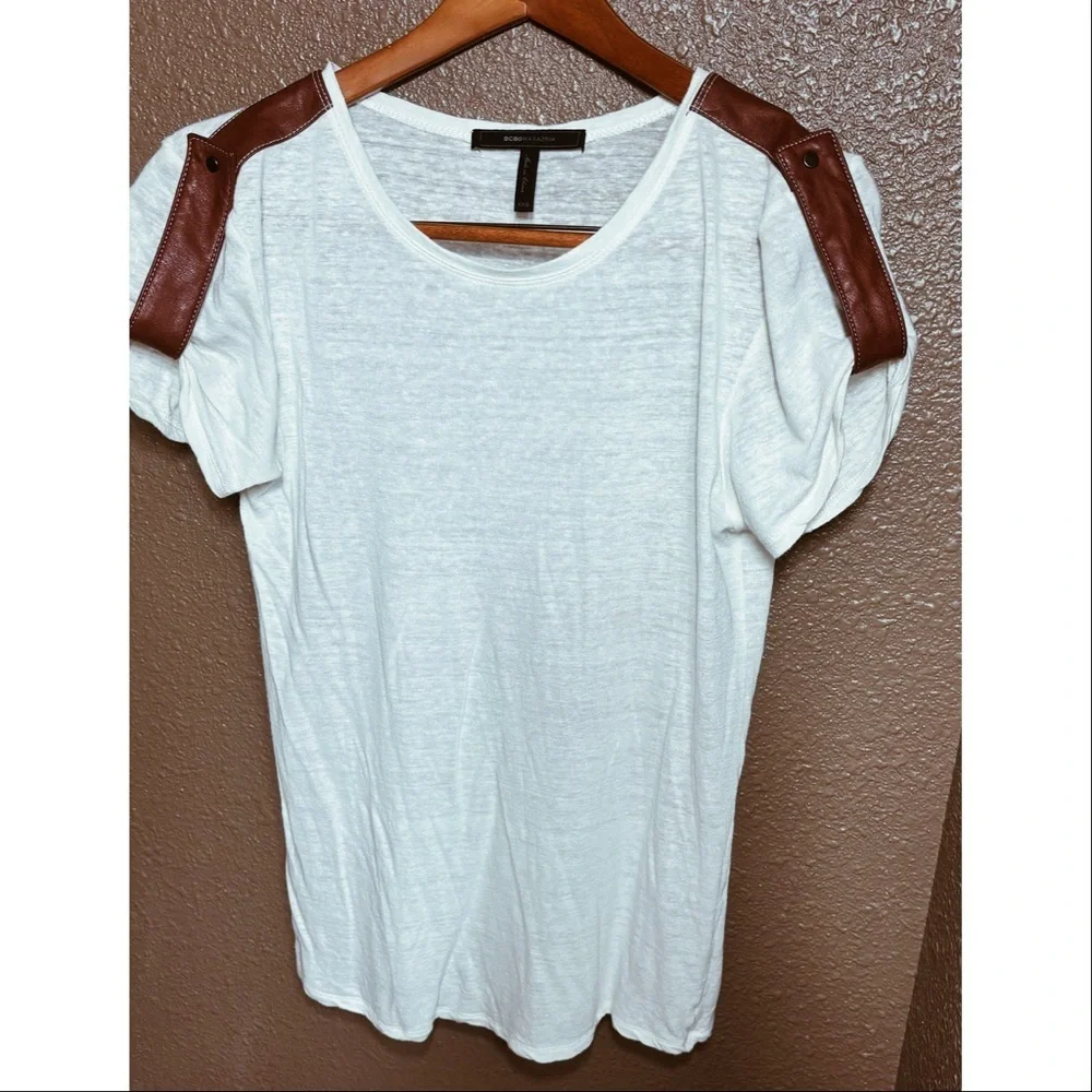 Bcbgmaxazria burnout embellished tee - Picture 6 of 7